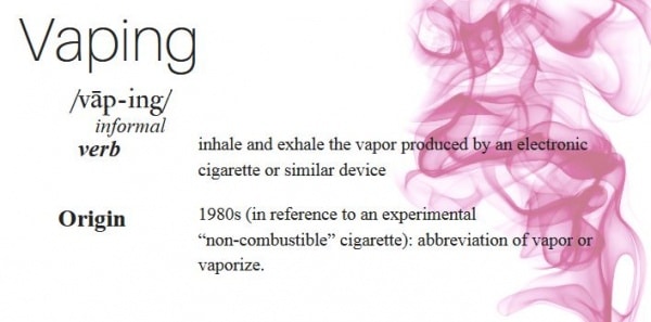 You are currently viewing VAPING is the Official Word of the Year!