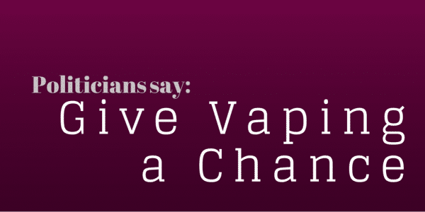 You are currently viewing Politicians ask the FDA to give vaping a chance